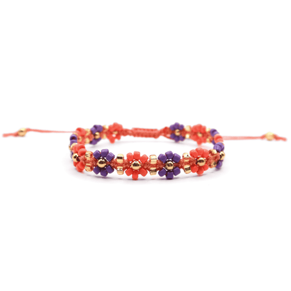 Mix armband Lynn - oranje