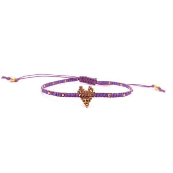 Mix armband Lexi - paars