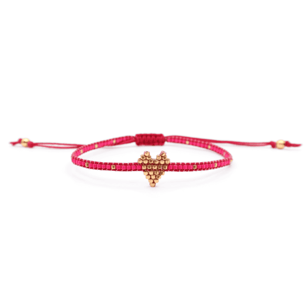 Mix armband Lexi - fuchsia