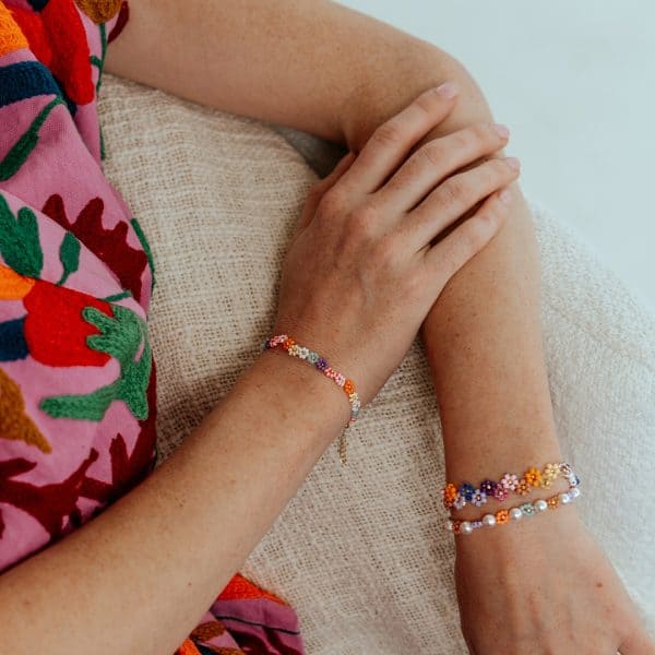 Mix armband Loes - pastel - Afbeelding 2