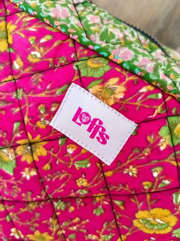 Toilettas re-used saree L Kosi - Afbeelding 4