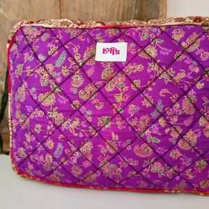 Toilettas re-used saree L Kiran