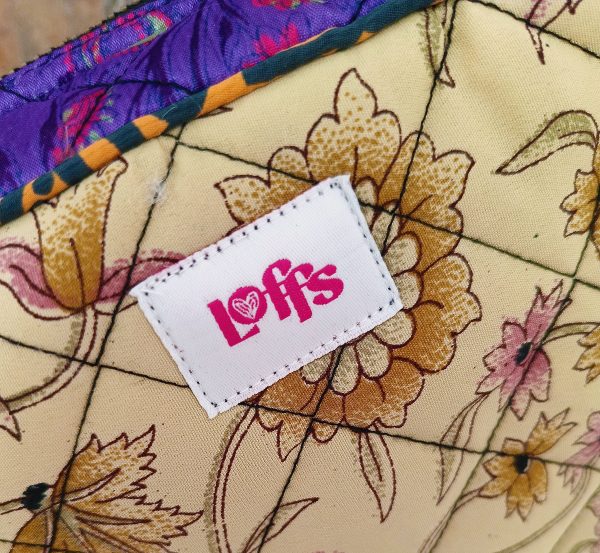 Toilettas re-used saree M Laxmi - Afbeelding 4
